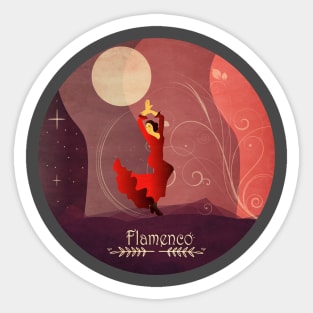 Flamenco Dancer Sticker